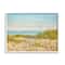 Stupell Industries Tall Grass Sand Dunes Nautical Beach Landscape in White Frame Wall Art